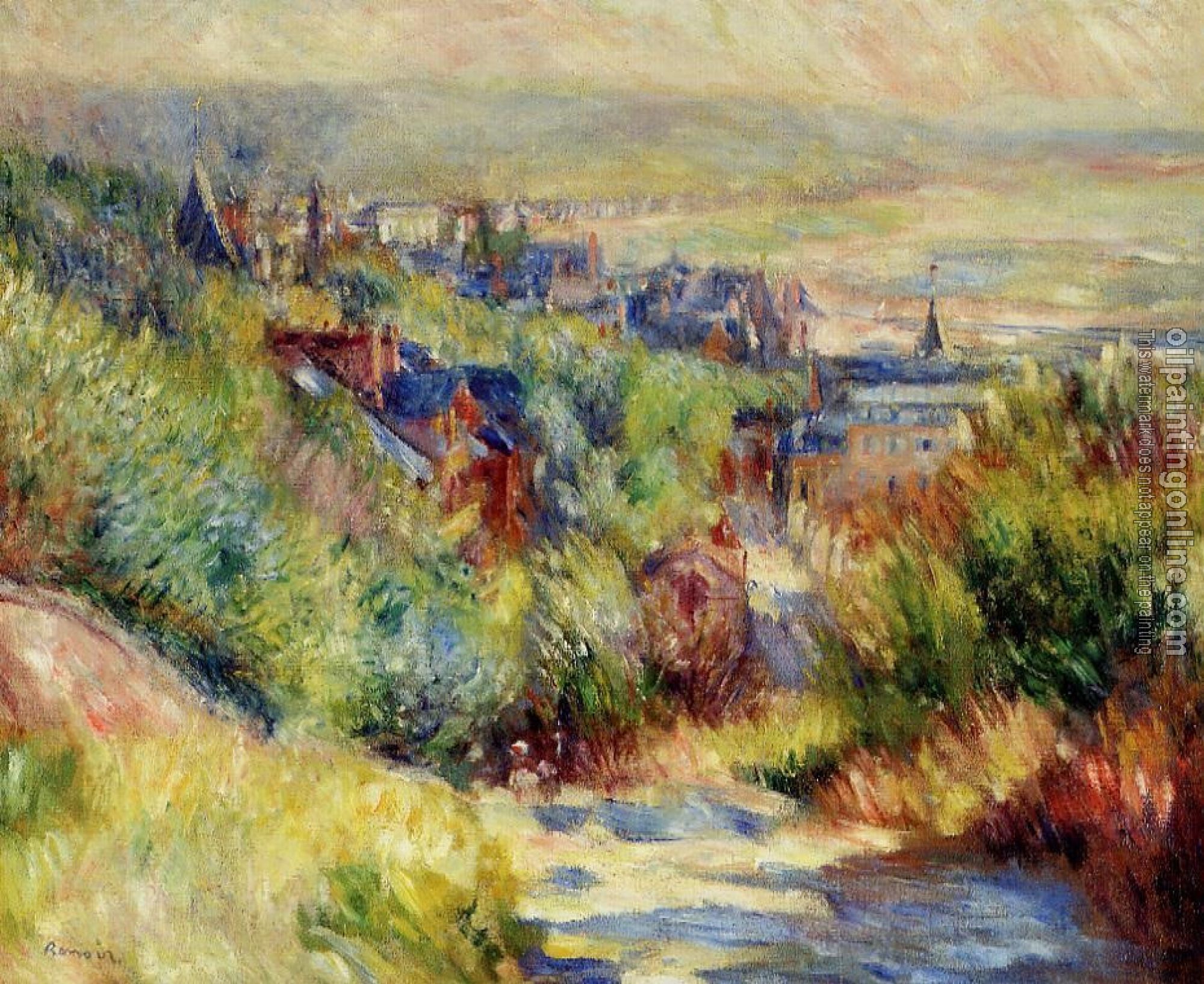 Renoir, Pierre Auguste - The Hills of Trouville